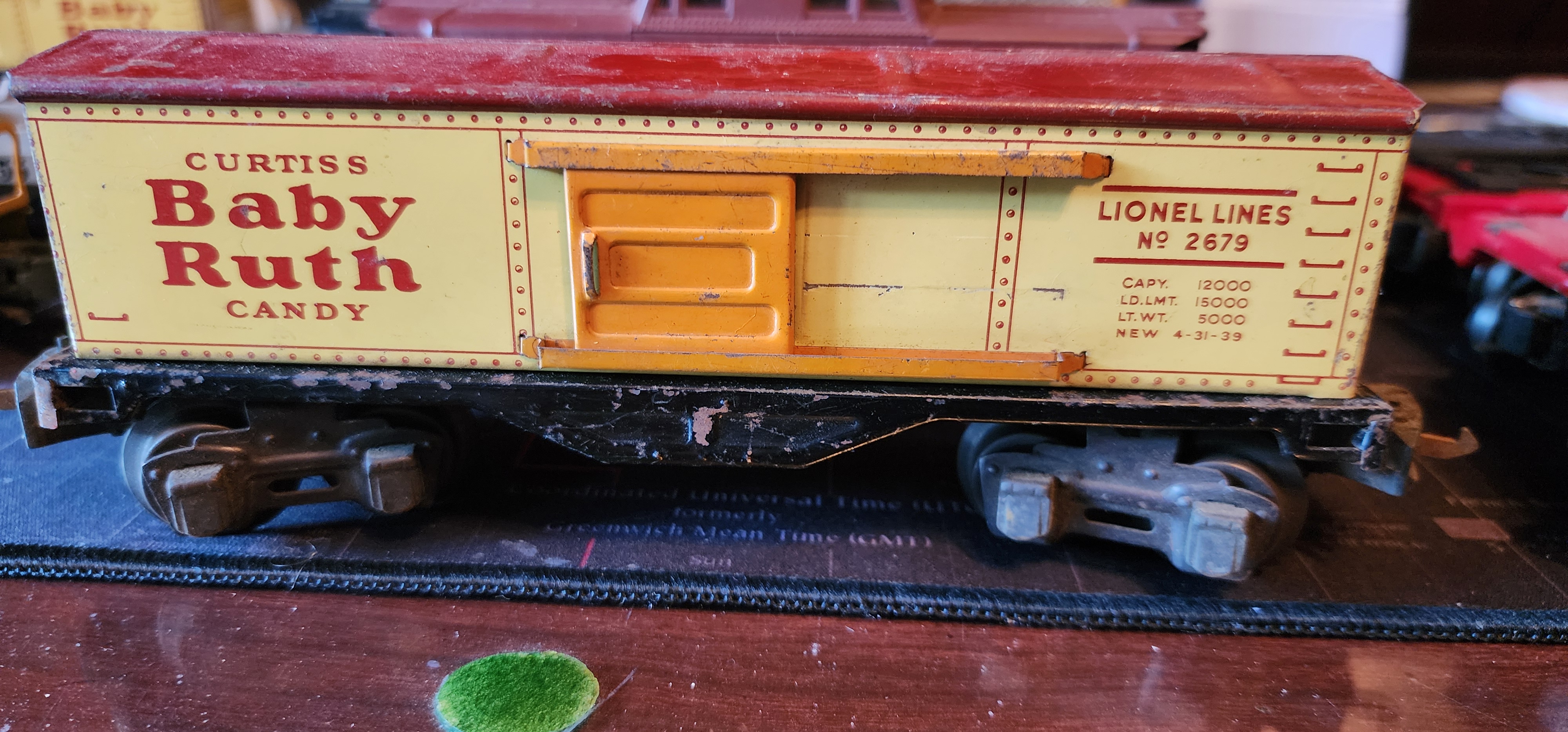 Lionel Lines No. 2679 Baby Ruth Candy Boxcar (1939)