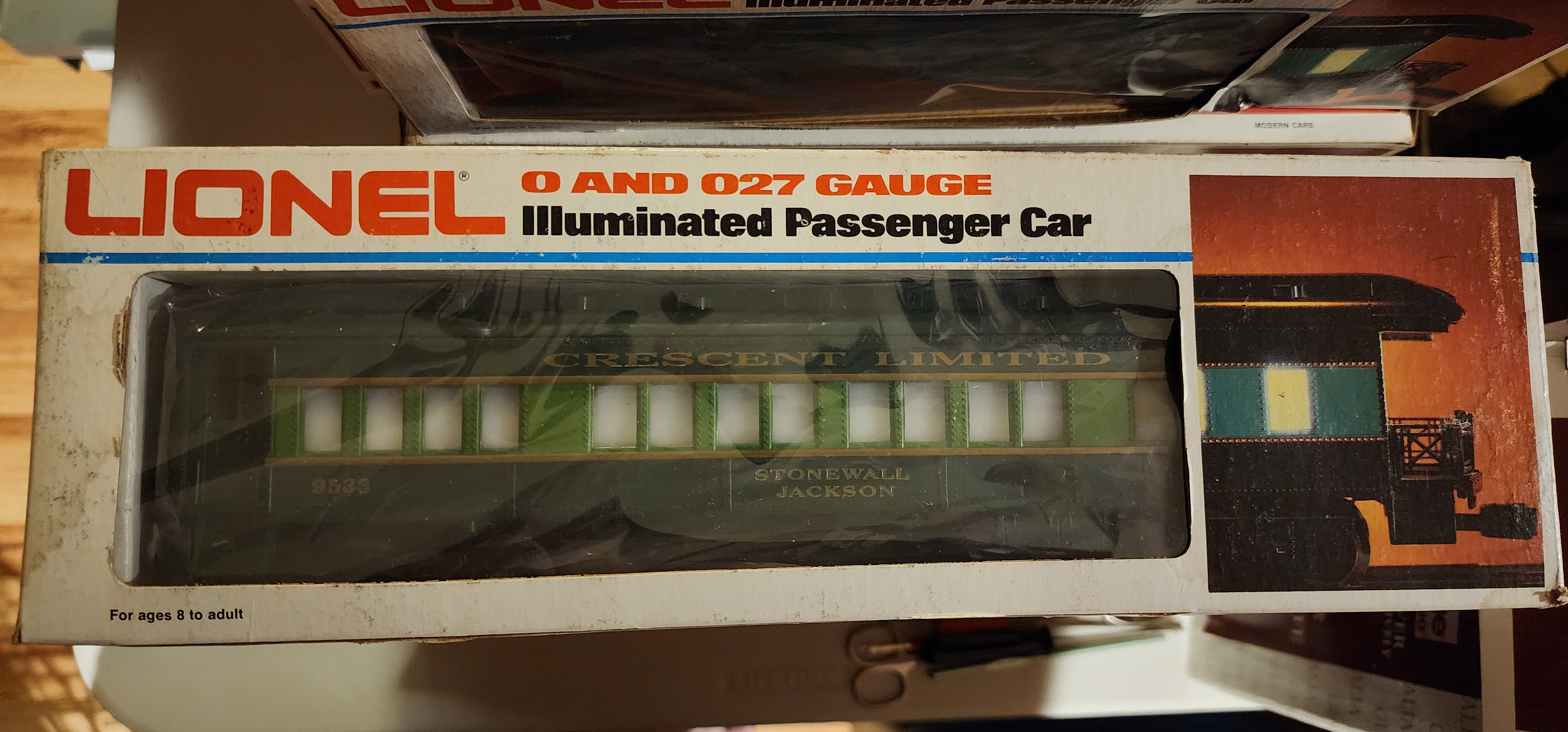 Lionel O Gauge Illuminated Passenger Car - Stonewall Jackson (Crescent Limited Series)