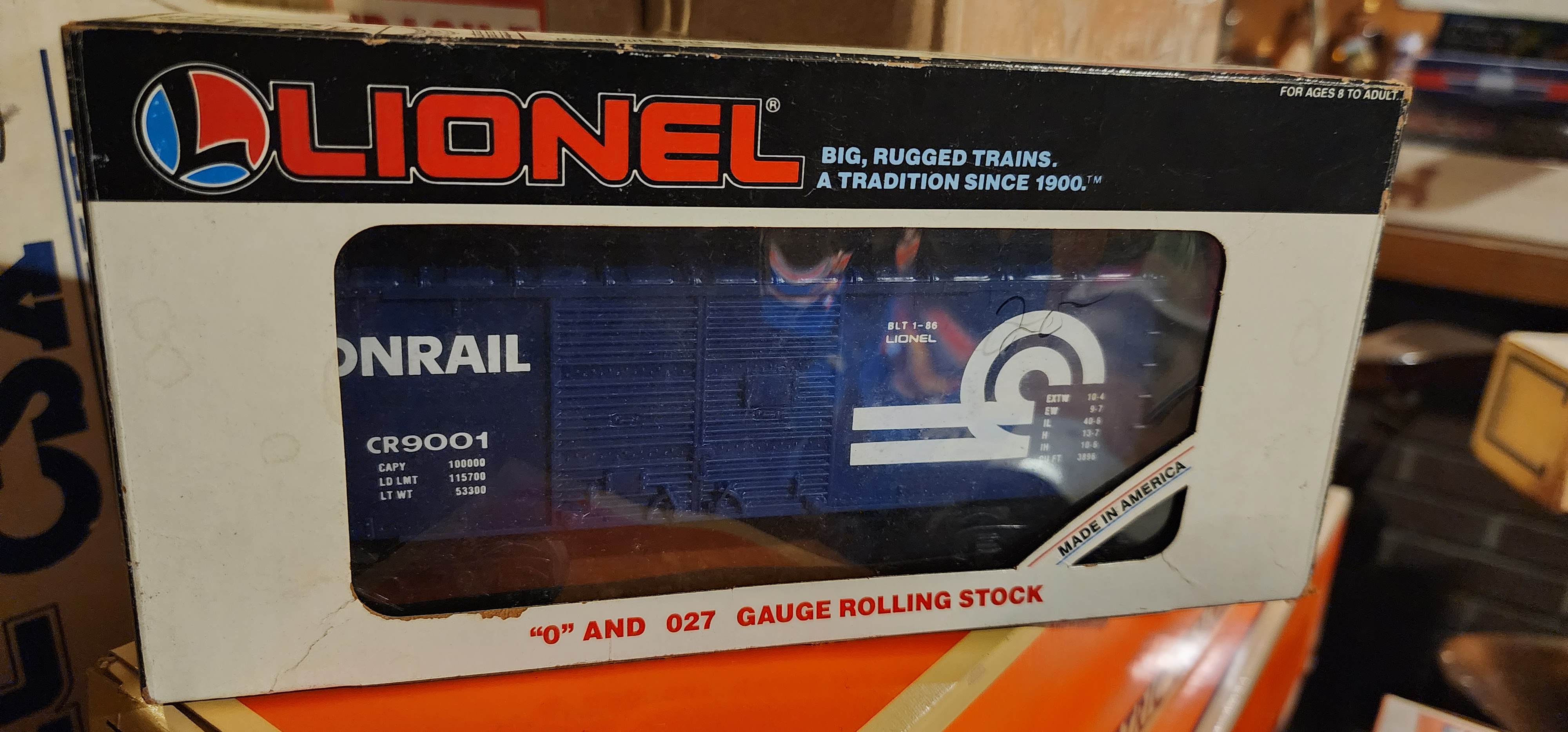 Lionel Conrail Boxcar CR9001 (1986)