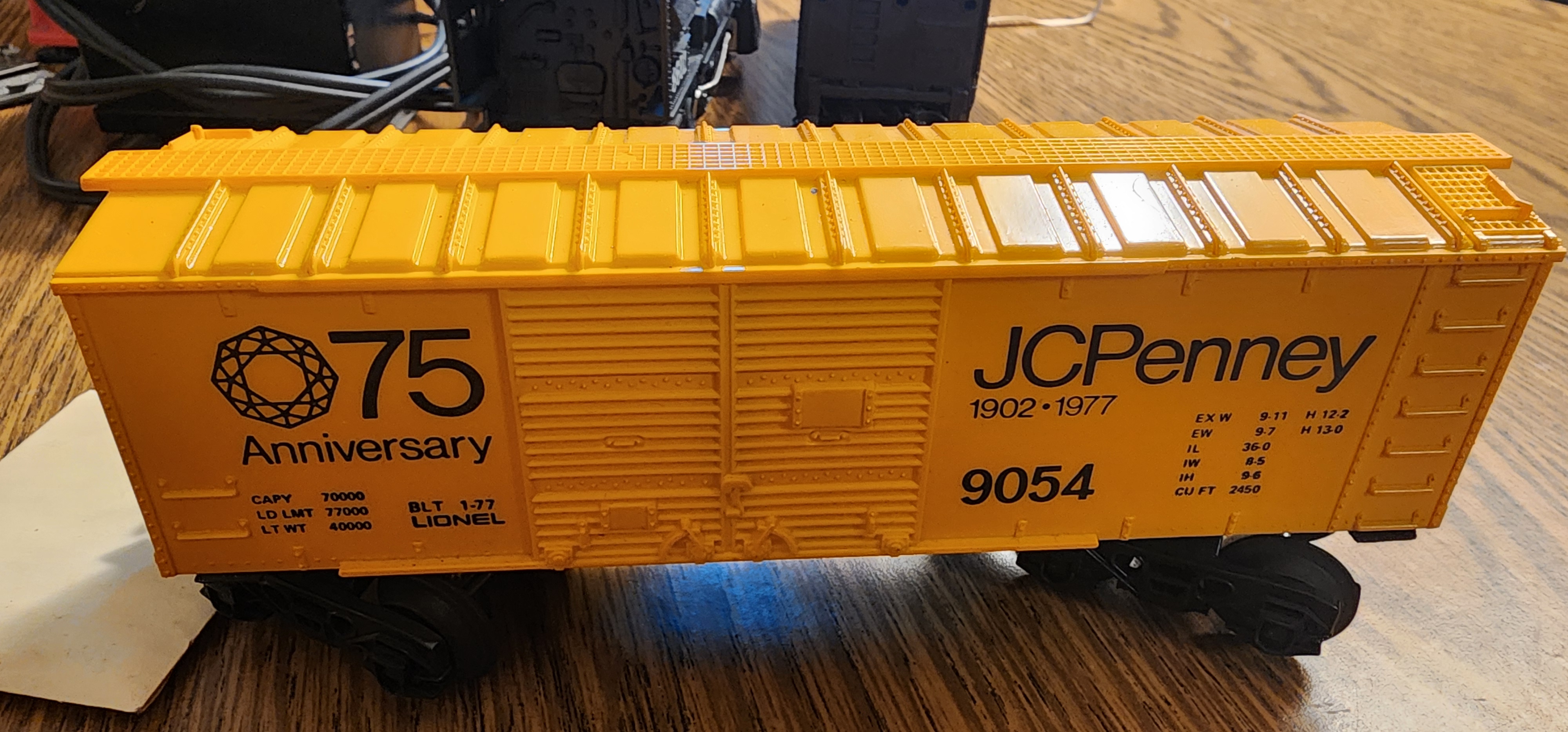 JC Penney 75th Anniversary Boxcar